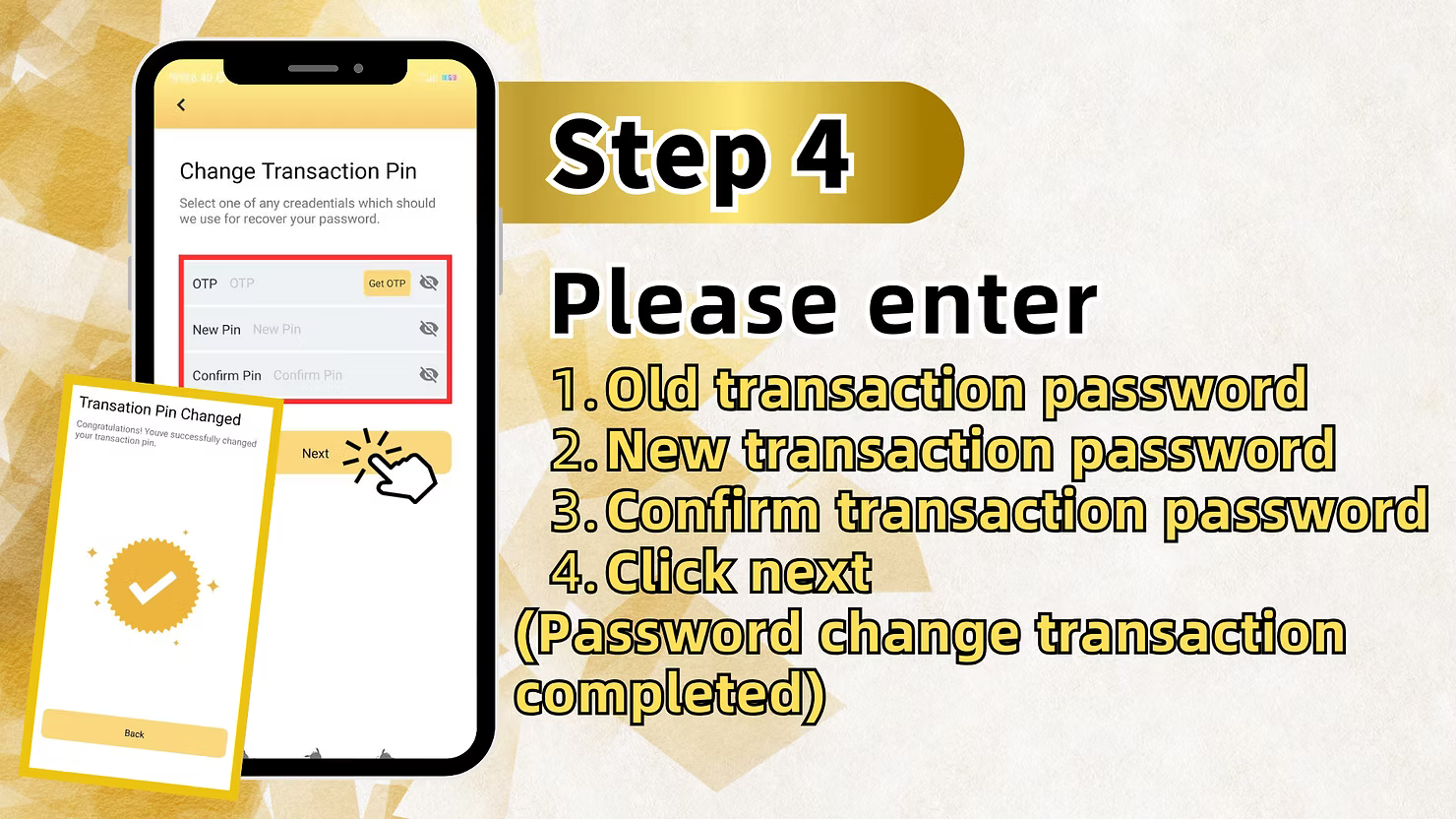 Forgot transfer password guide at LUCKYTOWN